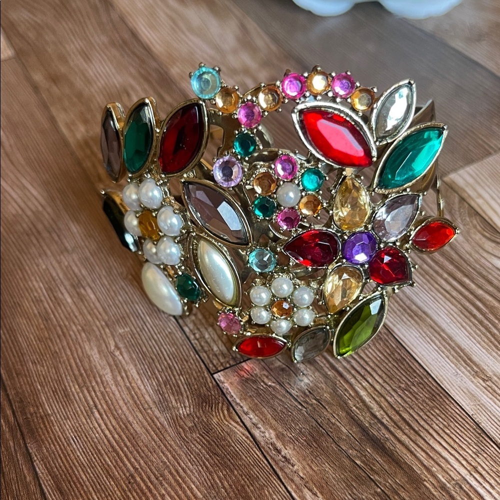 Elegant Multicolor Gemstone Bracelet